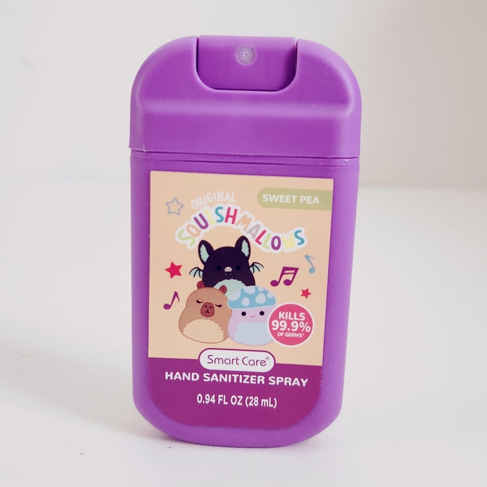 🔮3/$15 Smart Care Kids Purple Hand Sanitizer Spray Squishmallows Sweet Pea